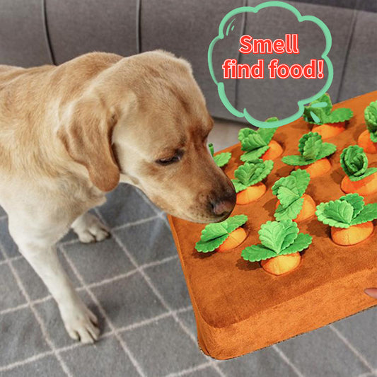 Pet Dog Carrot Plush Vegetable Chew Toy