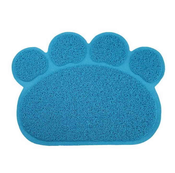 Claw-shaped cat litter mat